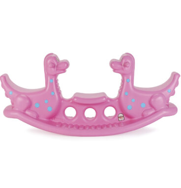 Balancín Dinosaurio pink