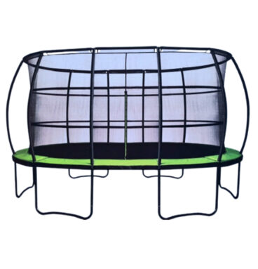 ¡Cama elástica ovalada Sports de 15 x 10 pies con escalera incluida!