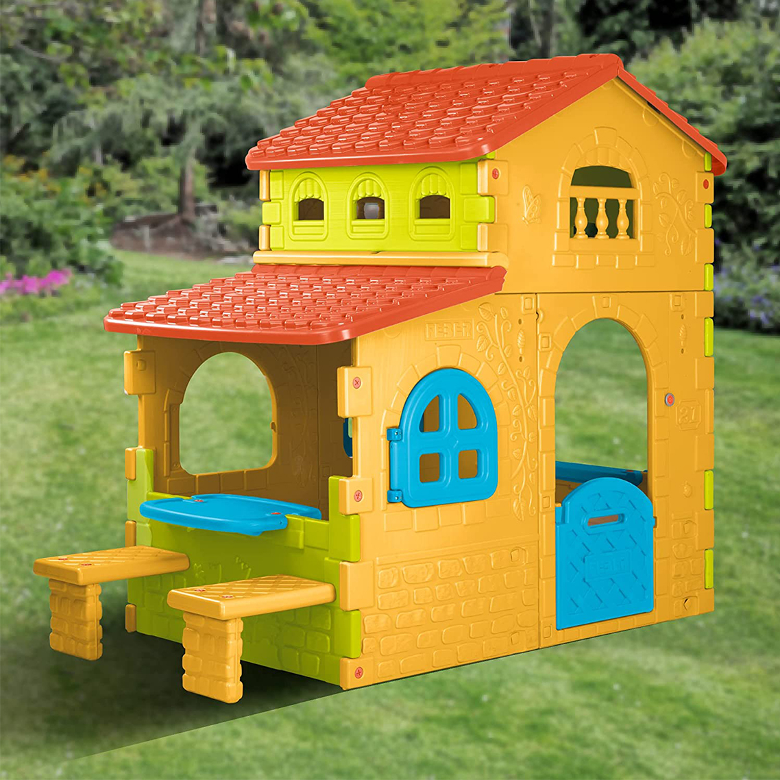 Casita Jardin Gran Villa Feber Segunda Mano Casa Infantil De Juego