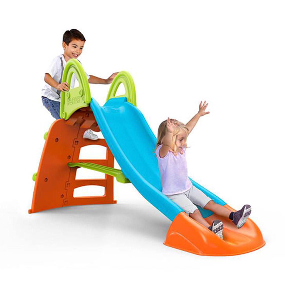 Resbaladera slide10 con trepador Feber