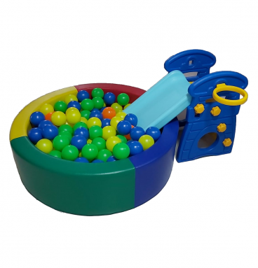 Combo Resbaladera + Piscina y Pelotas