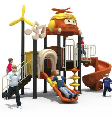 Centro de juegos Helipuerto rojo