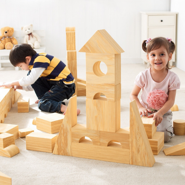 Softwood Blocks 8cm (56 Pz)