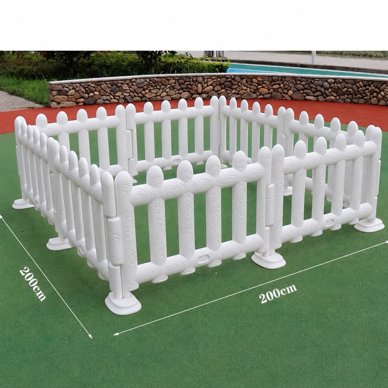 Set de Rejas blancas de 75cm x 8pz