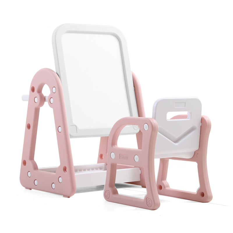 Escritorio con Pizarra Magnética Rosada