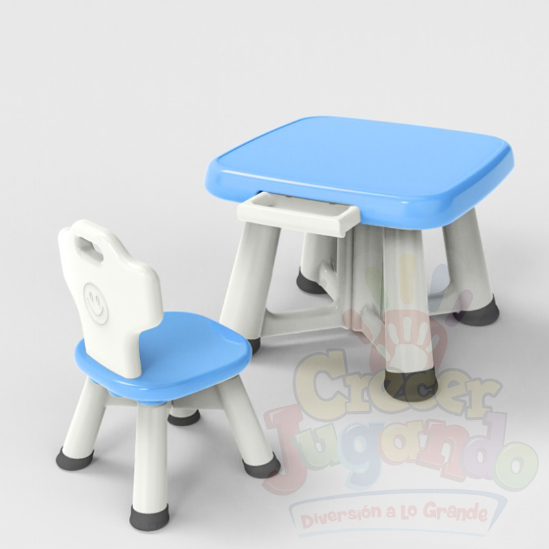 Mesa Celeste con Silla