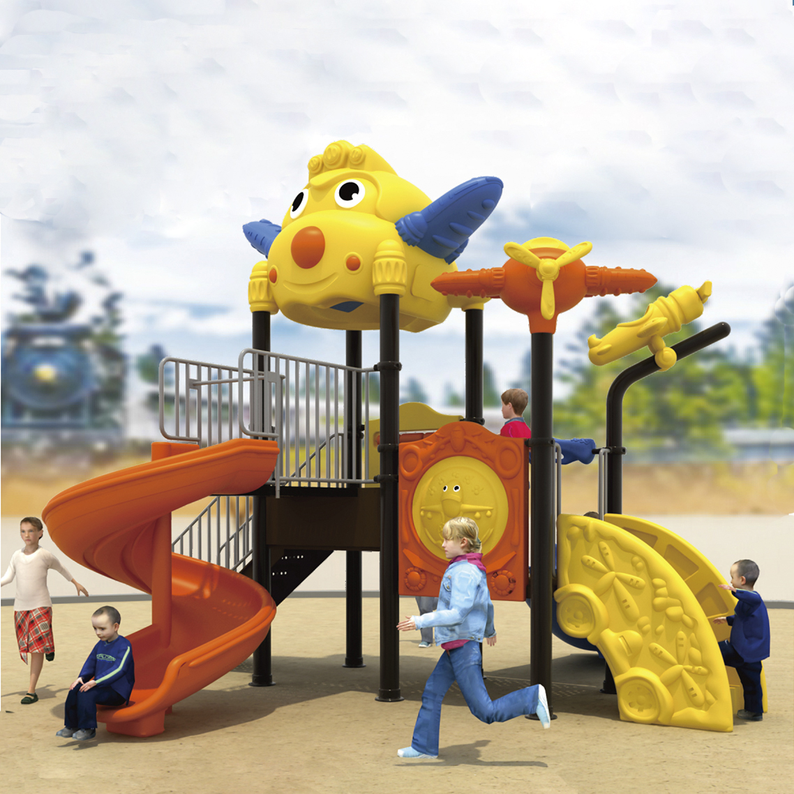 Centro de juegos Avioncito 1 Crecer Jugando