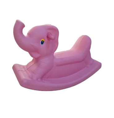 Balancín elefante rosa
