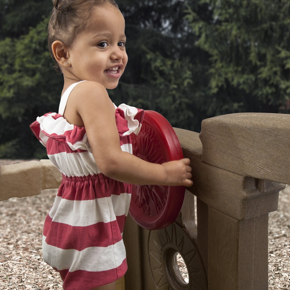 Cubo roca con tobogan