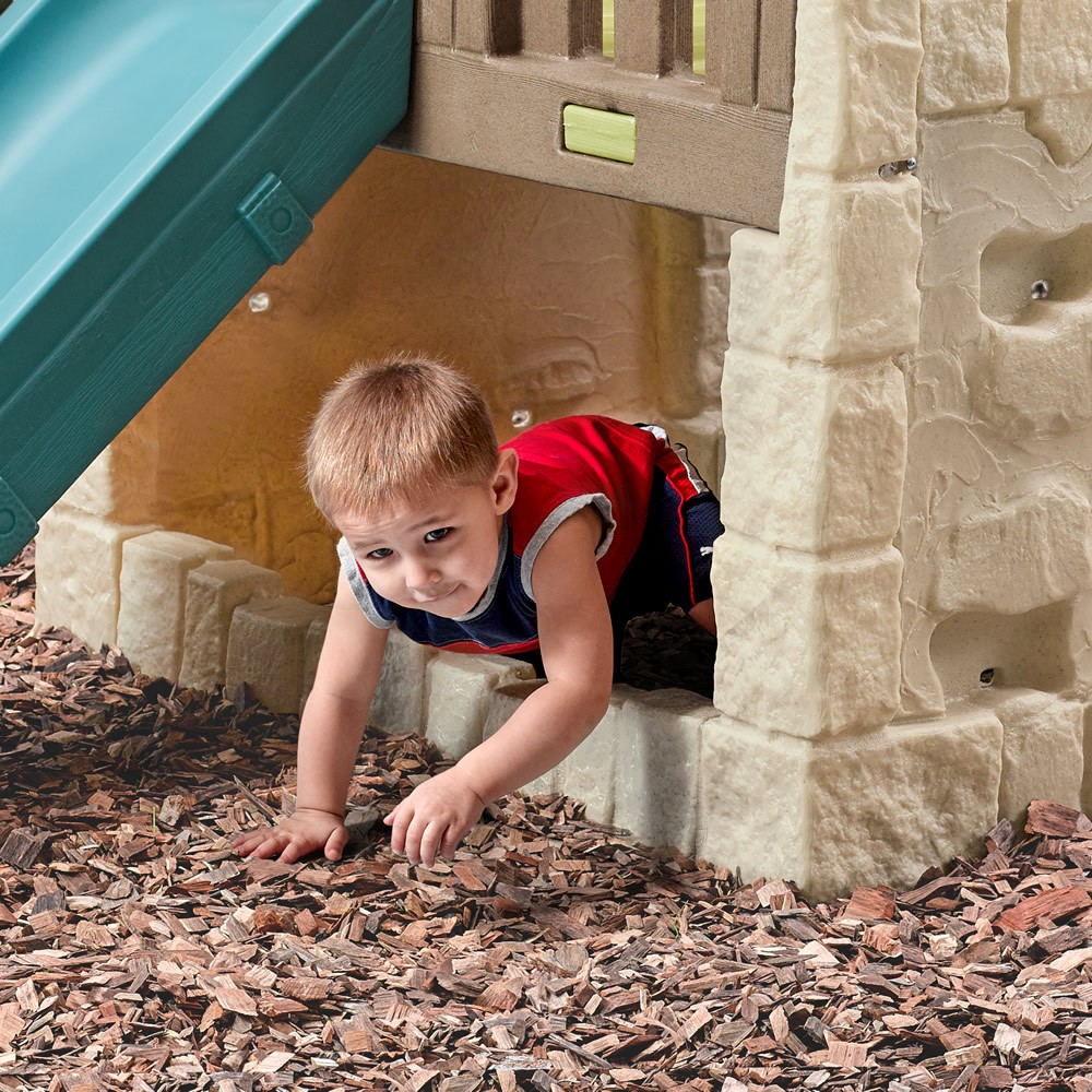 Cubo roca con tobogan